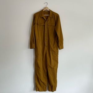 Everlane Modern Utility Jumpsuit in Brass, Size 12, Excellent Condition!